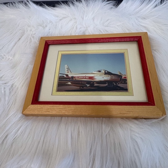 Framed Canadian Air Force Jet Photo - Picture 3 of 5